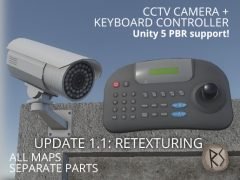 CCTV Camera + Keyboard Controller