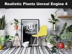 Realistic Plants Pack - Unreal Engine 4 Low-poly 3D model