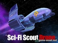 Sci-Fi Scout Drone