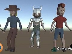 Low-Poly Character Modeling & Animation in Blender for Unity