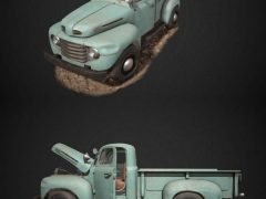 3D-Model - Old Pickup