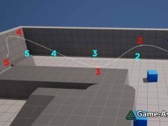 Dynamic on rails gameplay camera