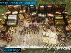 Fantasy Treasure Loot Kit