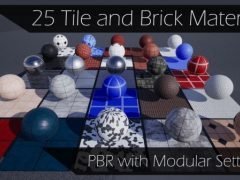 Tile and Brick PBR Materials