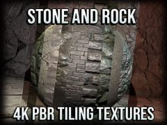 Stone and Rock 4K PBR Tiling Textures