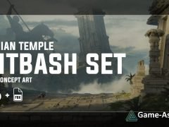 3D Models - Indian Temple - Kitbash Set