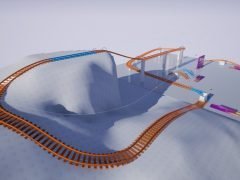 Train, Rail & Roller Coaster System