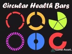 Procedural Circular Health Bar