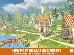 Low Poly Village and Forest