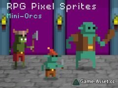 RPG Pixel Sprites - Mini Orcs