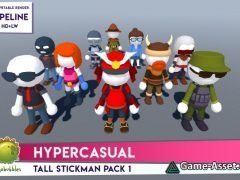 HYPERCASUAL - Tall Stickman Pack 1