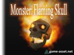 Monster: Flaming Skull