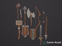 Stylized RPG Starter Weapons