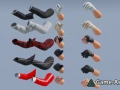 Animated FP Civilian Arms Pack