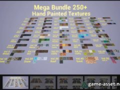 Hand Painted Textures Mega Bundle 250+