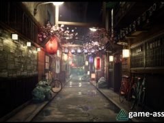 A Japanese alley environment pack