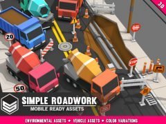 Simple Roadwork - Cartoon City