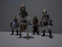 Stylized Modular Skeletons