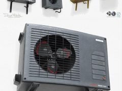 3D-Model - Sci-fi Airconditiong PBR