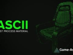 ASCII Post Process Material