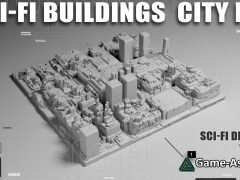 3D-Models – SCI-FI BUILDINGS CITY KIT