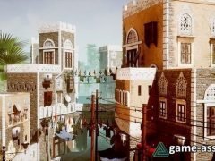 UE4 Low Poly Middle East City Pack Low-poly 3D model