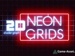 2D Neon Grids