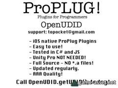 ProPLUG OpenUDID - iOS Unique Identifier Replacement UDID