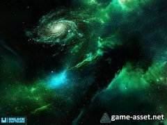 Skybox Green Nebula