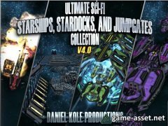 Ultimate Sci-Fi Starships, Stardocks, and Jumpgates Collection