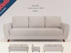 Unimodels Sofas Vol. 1 Scandinavian design for UE4