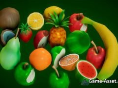 (Low Poly) Fruits Pack
