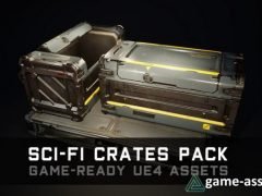 Sci-Fi Crates Pack - Game-Ready UE4 Assets
