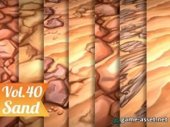 Stylized Sand Vol 40 - Hand Painted Texture Pack Texture