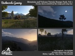 Gaia Stamps Pack Vol 02 - Mountain & Volcano