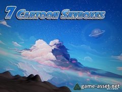 7 Painted Cartoon Skyboxes