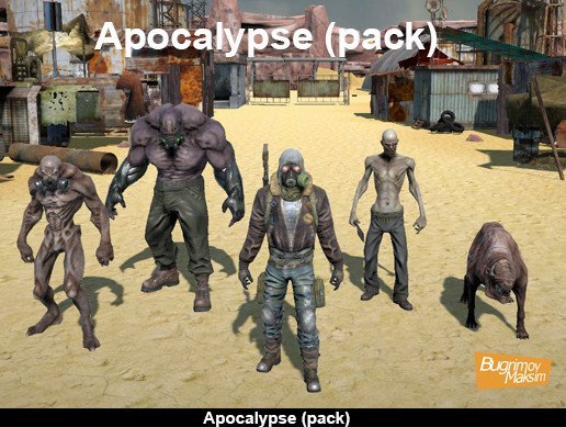 Characters and enviroments Apocalypse (pack)