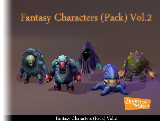 Fantasy Characters (Pack) Vol.2