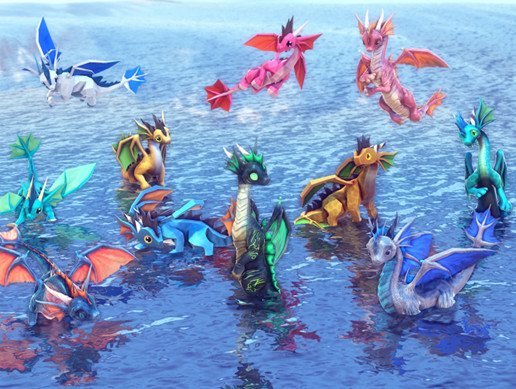 Little Dragons: Sea