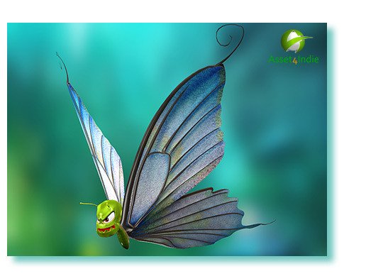 Toon Butterfly