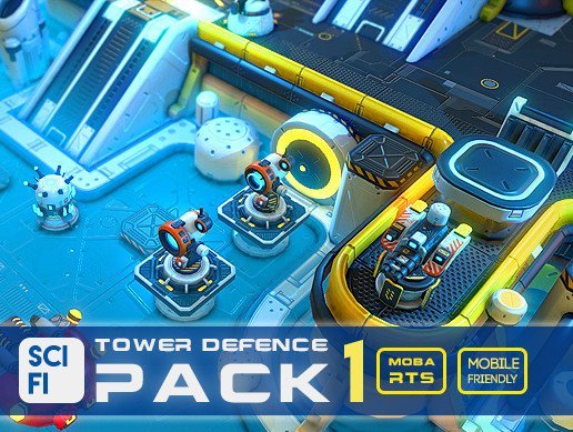 SCI-Fi Tower Defense Pack 1