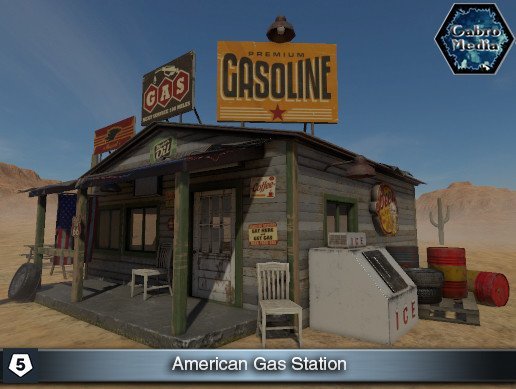 American Gas Station