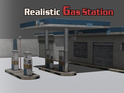 Realistic Gas Station