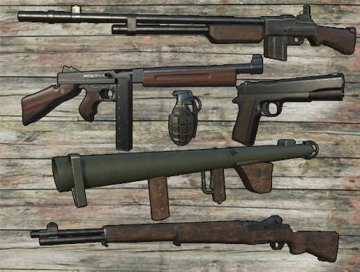 World War Weapon Pack