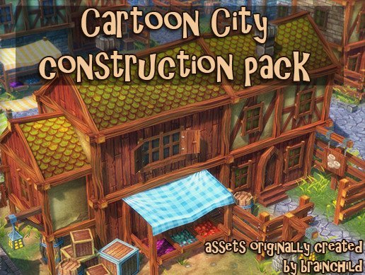 Cartoon City Construction Pack