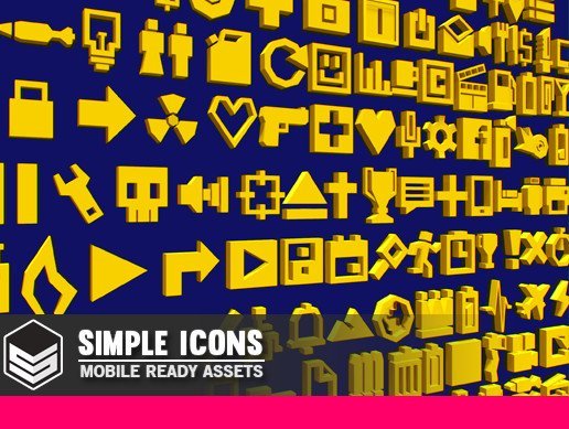 Simple Icons - Cartoon assets