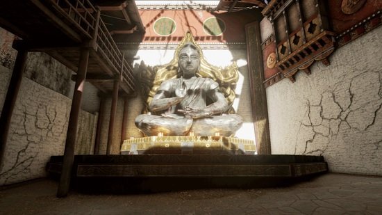 Buddhist Monastery Environment