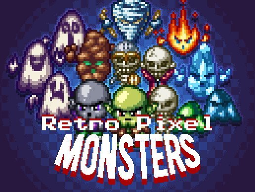 Retro Pixel Monsters v1.0