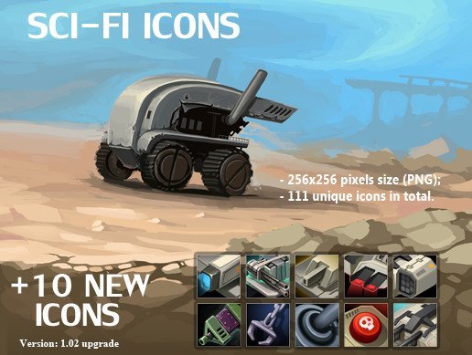 Sci-Fi icons pack