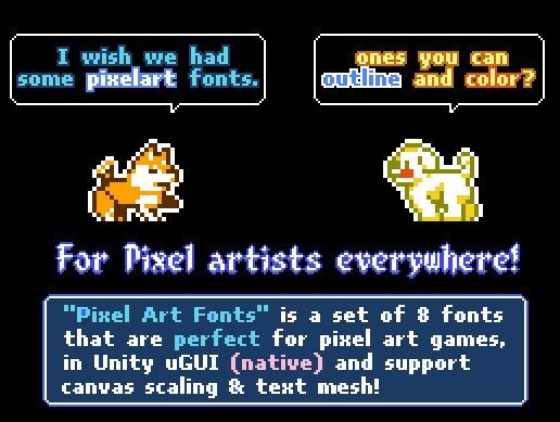 Pixel Art Fonts